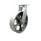 Service Caster 10'' Heavy Duty Red Semi Steel Cast Iron Wheel Swivel Caster with Swivel Lock CRAN-SCC-KP92S1030-SSR-BSL - alternate 1